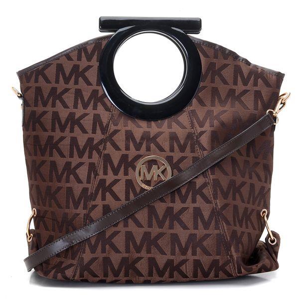 michael kors monogram signatur lerret koblinger kaffe Avansert 0bnn1